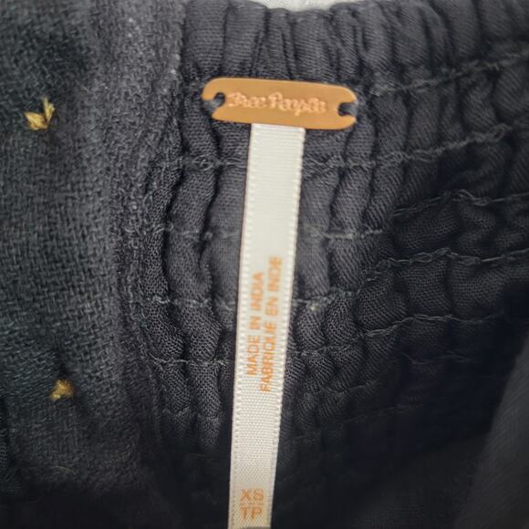 Free People Endless Summer Black Mini Dress Sz Xs - Picture 11 of 11